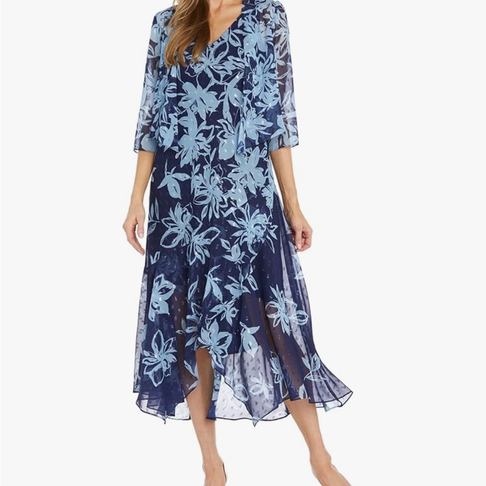 &M Richards Twilight Bloom Jacket Dress – Size 12 | NWT